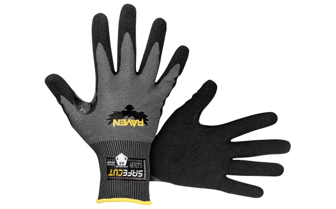 SAS Safety Group | Raven® Safecut™ A9 Micro Foam Nitrile Glove